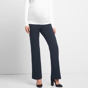 Gap Maternity Full Panel Navy Baby Boot Trousers